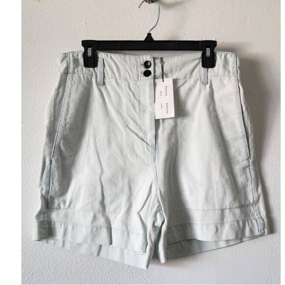 Proenza Schouler White Label High Waisted Shorts 8 NEW - Picture 2 of 11